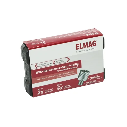 Elmag HSS-Kernbohrer-Set, 7-teilig -4