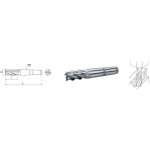 Elmag HSS Co5-Schaftfräser mit Morsekegel DIN 845 -1
