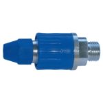 Elmag Regulierbare Luftspardüse, Alu, blau -1
