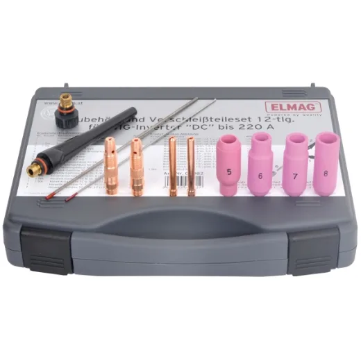 Elmag WIG-Verschleissteile-Set 12 tlg. SR 18/26 -1