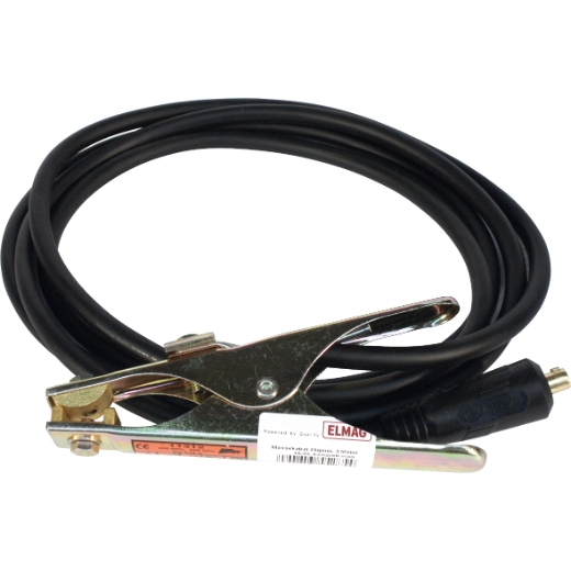 Elmag Massekabel 16mm², 3 Meter, 200A Masseklemme -1 Elmag Massekabel 16mm², 3 Meter, 200A Masseklemme -1