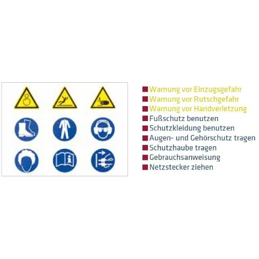Elmag Warnschild 'Aufkleber' 100x75mm -1 Elmag Warnschild 'Aufkleber' 100x75mm -1