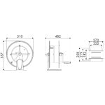 Elmag Manueller Schlauchaufroller Edelstahl Serie 540 -3