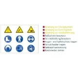 Elmag Warnschild 'Aufkleber' 100x75mm -2