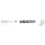 Elmag HSS Co8-Schaftfräser DIN 844 -2 Elmag HSS Co8-Schaftfräser DIN 844 -2
