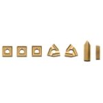 Elmag HM-Wendeplatten-Satz TIN-beschichtet, 7-teilig -2