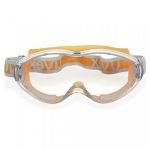 Uvex ULTRASONIC geschlossene Brille, durchsichtige Sichtscheibe, orange grau -2