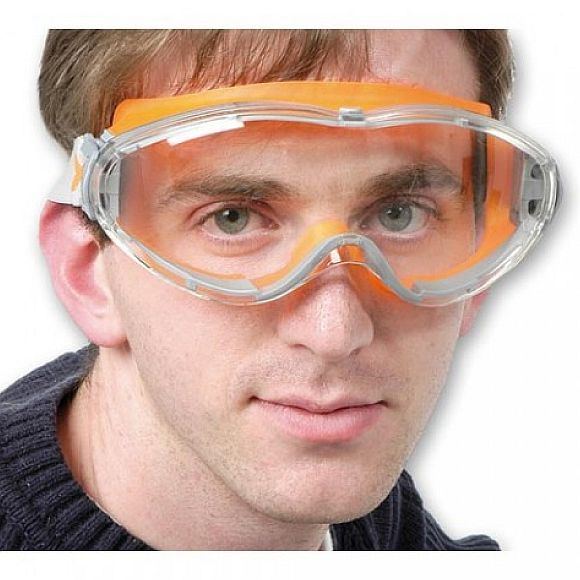 Uvex ULTRASONIC geschlossene Brille, durchsichtige Sichtscheibe, orange grau-4 Uvex ULTRASONIC geschlossene Brille, durchsichtige Sichtscheibe, orange grau -4