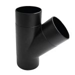 Y-Stutzen 45° für Saugschlauch 100 mm -1