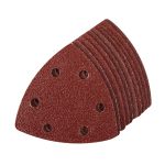 Schleifpapier 90 mm für Delta Schleifgeräte, perforiert, Klettverschluss, 10 St. - Körnung 80 -1