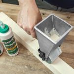 Tragbarer Klebstoff-Applikator 72 mm mit Ständer -7