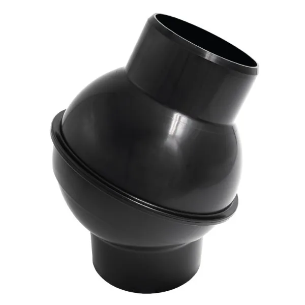 Drehbares Kniestück 360° für Saugschlauch 100mm -1