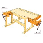 Hobelbankspindel für Hinterzange -3