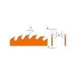 CMT Orange Kreissägeblätter für Querschnitte, für Handkreissägen - D216x2,8 d30 Z64 HW -5°Neg -2