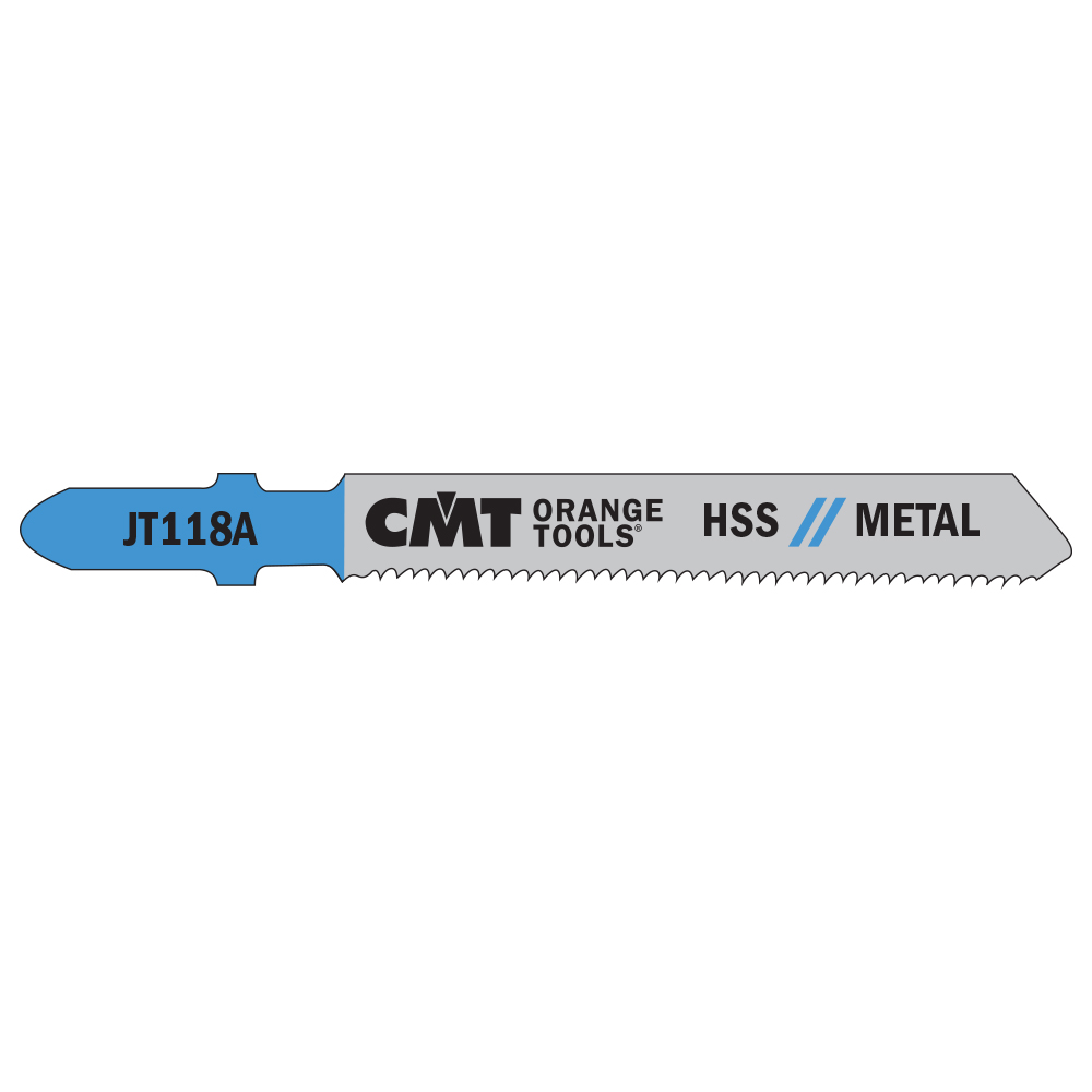 CMT Stichsägeblatt HSS Metal 118 A - L76 I50 TS1,2 (Set 5 St.)-1 CMT Stichsägeblatt HSS Metal 118 A - L76 I50 TS1,2 (Set 5 St.) -1