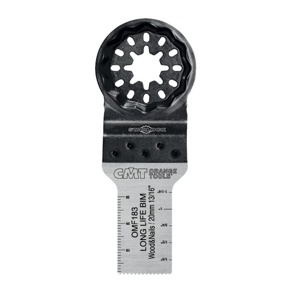 CMT Starlock Tauch- und Bündigschnitt BIM in Holz & Nägeln. Lange Lebensdauer - 20 mm, Set 50 St. -1