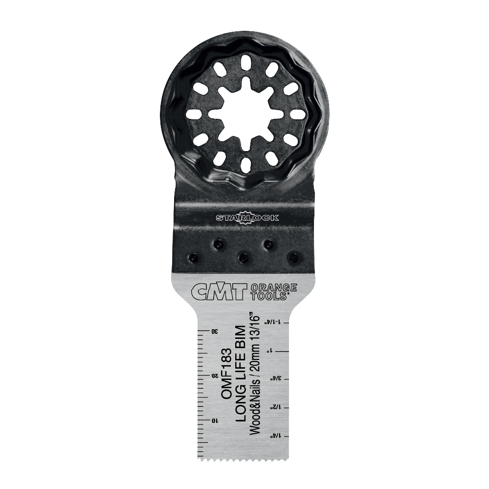 CMT Starlock Tauch- und Bündigschnitt BIM in Holz & Nägeln. Lange Lebensdauer - 20 mm, Set 50 St.-1 CMT Starlock Tauch- und Bündigschnitt BIM in Holz & Nägeln. Lange Lebensdauer - 20 mm, Set 50 St. -1