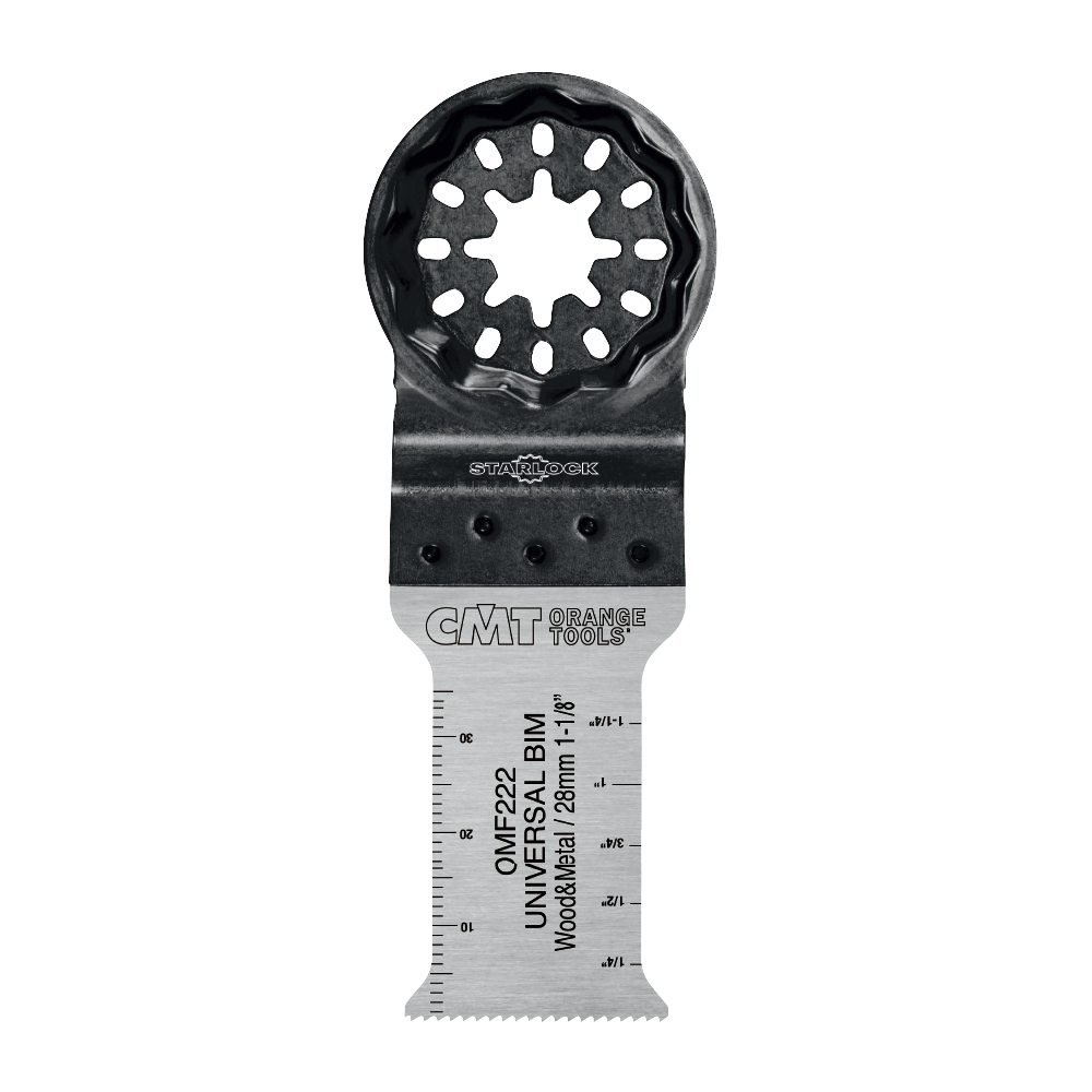CMT Starlock Sägeblatt BIM für Holz & Metall - 28 mm-1 CMT Starlock Sägeblatt BIM für Holz & Metall - 28 mm -1