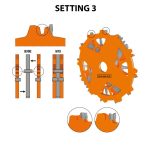 CMT Nutscheibe im Set DADO PRO - D203x6,2-20 d15,87 Z12 HW -6