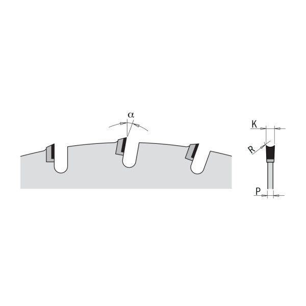 CMT Xtreme Multi-Material Sägeblätter NN-System - D300x2,5 d30 Z44 -2