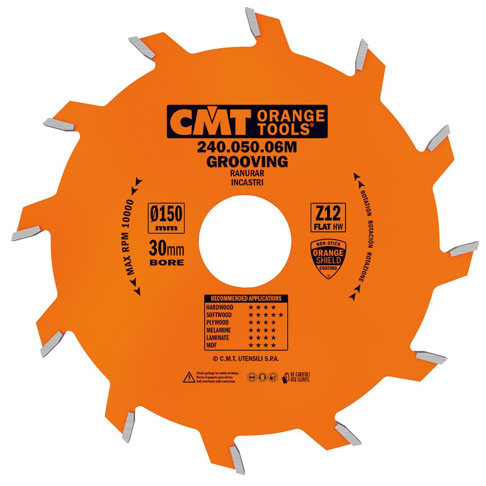 CMT Orange Industrielle Kreissägeblätter für Nuten - D180x3 d35 Z18 HW-1 CMT Orange Industrielle Kreissägeblätter für Nuten - D180x3 d35 Z18 HW -1
