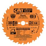 CMT ITK Ultradünnes Kreissägeblatt für Längs- und Querschnitte - D160x1,7 d20(+16) Z24 HW -1