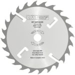 CMT Industrial Vielblatt-Kreissägeblatt mit Räumscheiden - D400x4 d30 Z28+6 MEC HW -1