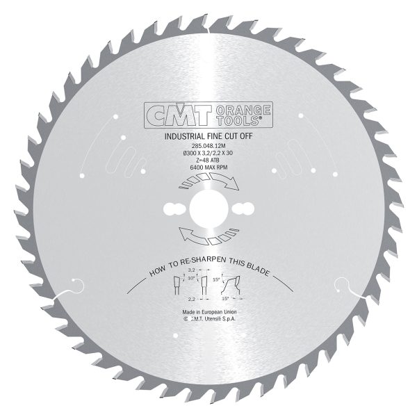 CMT Industrielle Kreissägeblätter für Querschnitte - D550X4,2 d30 Z96 HW Low Noise -1
