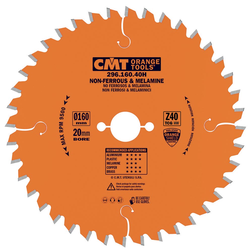 CMT Orange Industrial Kreissägeblatt für Kunststoff, NE-Metalle und Laminat - D235x2,8 d30 Z48 HW-1 CMT Orange Industrial Kreissägeblatt für Kunststoff, NE-Metalle und Laminat - D235x2,8 d30 Z48 HW -1