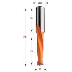 CMT 311 Dübelbohrer S10 L70 HW - D7x35 S=10x30 L70 RH -2