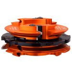 CMT Profil- und Konterprofil Messerkopf-Set MAN - D132 d30 Z2+2 ALU -1