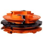 CMT Profil- und Konterprofil Messerkopf-Set MAN - D132 d30 Z2+2 ALU -1