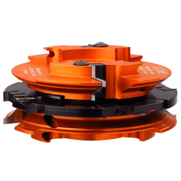 CMT Profil- und Konterprofil Messerkopf-Set MAN - D132 d30 Z2+2 ALU-1 CMT Profil- und Konterprofil Messerkopf-Set MAN - D132 d30 Z2+2 ALU -1