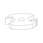 CMT C822 Schlitzfräser - D31,75xd8, I6mm -1