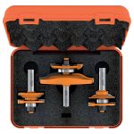 CMT 3-teilige Profilfräsersets für Türen - Profil C S=12 HW -1