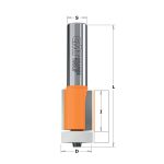 CMT C980.57 Fräser mit Kugellager für Mineralwerkstoffe - D19,05x25,4 L78 S=12 -2