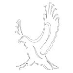 CMT Schnitzschablone Adler 178x298 mm -1