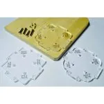 CMT-Schablonen-Set für Fräsungen von bis zu 12 Radien (von 3 mm bis 25 mm) -1