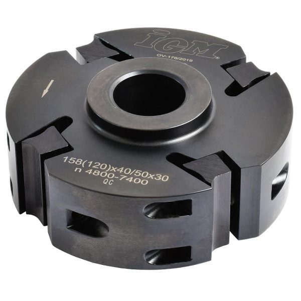 Universal-Messerkopf MEC - D120x40-50 d30 Z4 STAHL -1