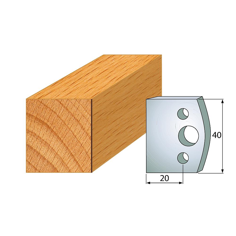 Profil 000 - Profilmesser-Paar 40×4 mm SP-1 Profil 000 - Profilmesser-Paar 40×4 mm SP -1