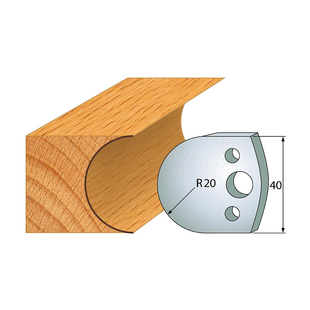 Profil 131 - Profilmesser-Paar 40×4 mm SP-1 Profil 131 - Profilmesser-Paar 40×4 mm SP -1