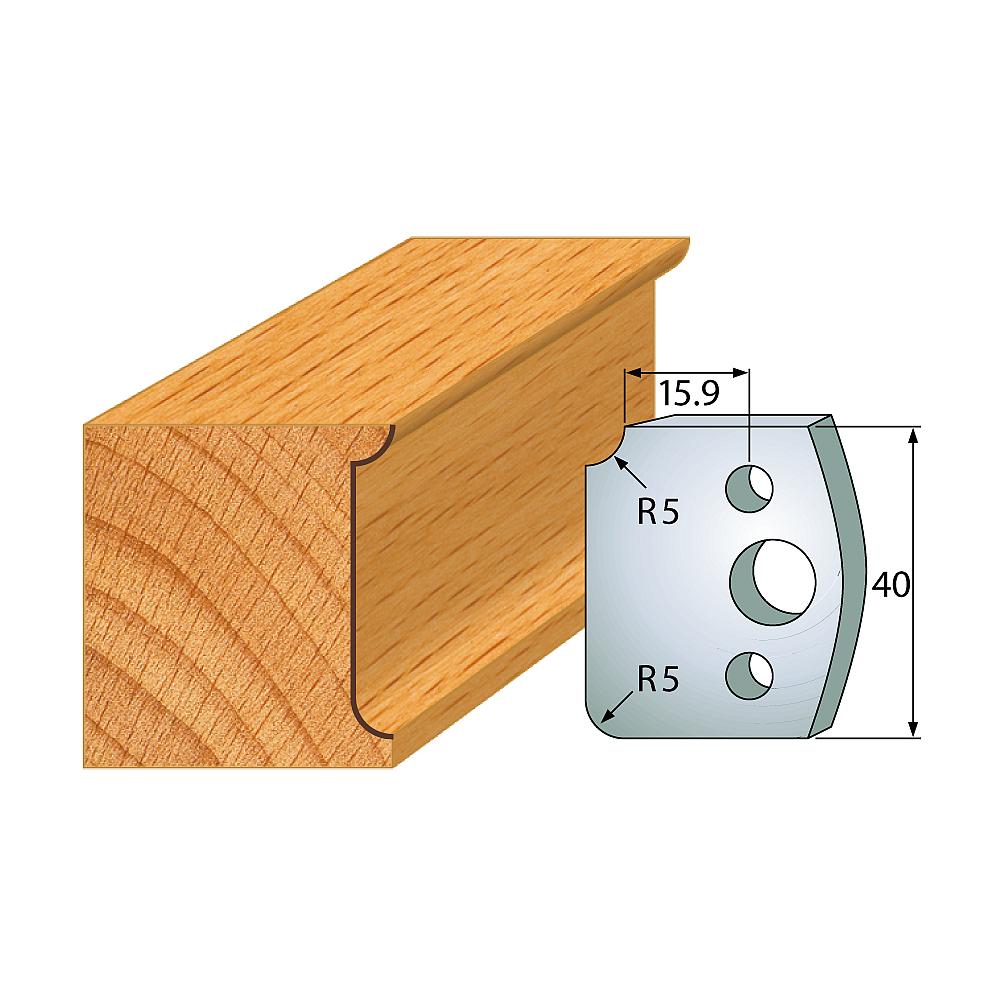 Profil 172 - Profilmesser-Paar 40×4 mm SP-1 Profil 172 - Profilmesser-Paar 40×4 mm SP -1