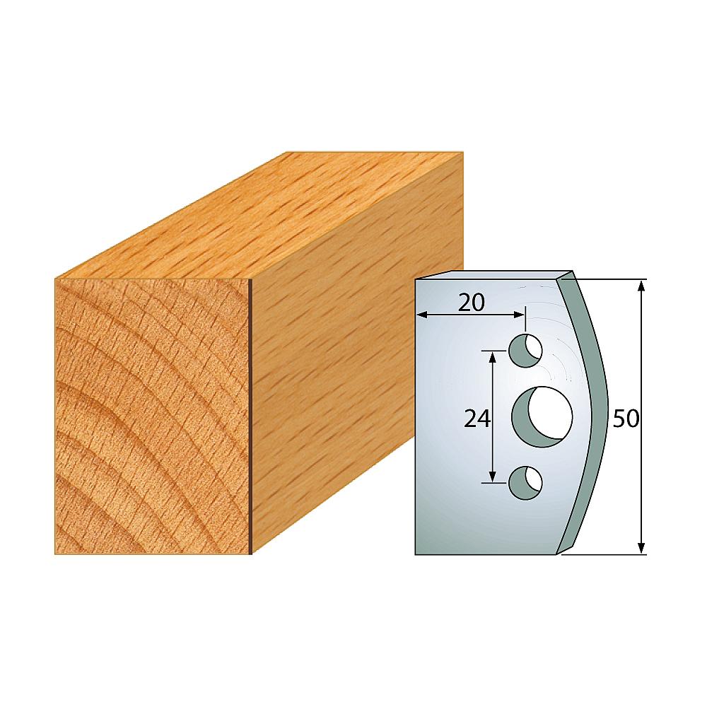 Profil 500 - Profilmesser-Paar 50×4 mm SP-1 Profil 500 - Profilmesser-Paar 50×4 mm SP -1