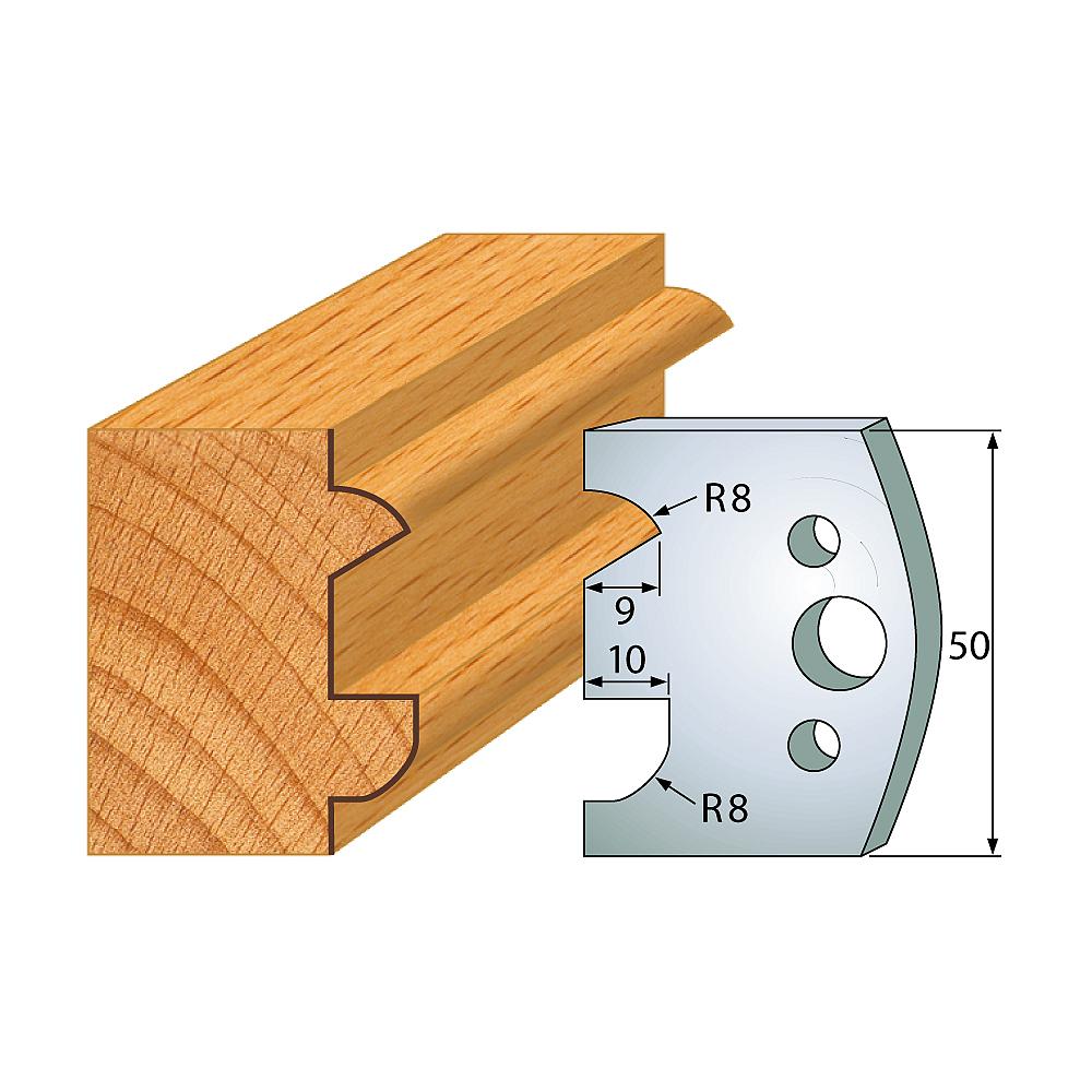 Profil 517 - Profilmesser-Paar 50×4 mm SP-1 Profil 517 - Profilmesser-Paar 50×4 mm SP -1