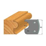 Profil 004 - Abweiser-Paar 40×4 mm SP -1