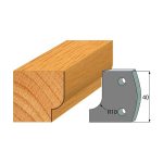 Profil 013 - Abweiser-Paar 40×4 mm SP -1