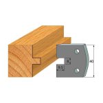 Profil 095 - Abweiser-Paar 40×4 mm SP -1