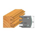 Profil 124 - Abweiser-Paar 40×4 mm SP -1