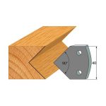 Profil 127 - Abweiser-Paar 40×4 mm SP -1