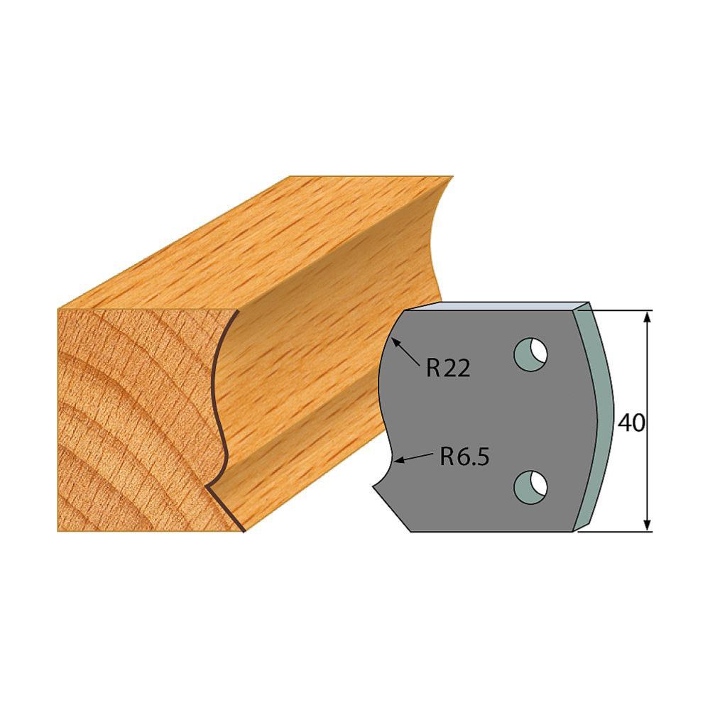 Profil 128 - Abweiser-Paar 40×4 mm SP-1 Profil 128 - Abweiser-Paar 40×4 mm SP -1